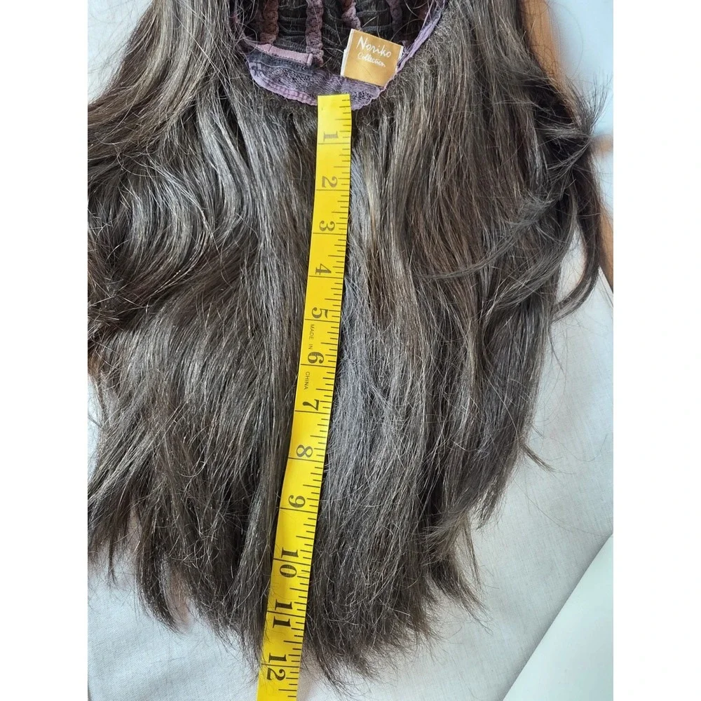 Noriko Wig Long Brunette With Fringe 1621 Justine Dark Chocolate W/box Synthetic